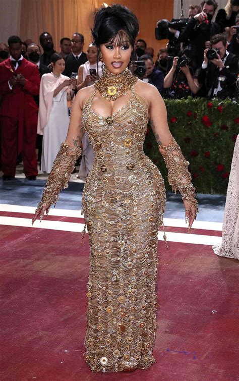 cardi b versace dress|cardi b dresses 2022.